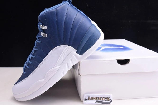 Blue 12 Air Retro 130690-404 Jordan Stone 0801